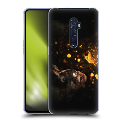 Klaudia Senator French Bulldog Butterfly Soft Gel Case for OPPO Reno 2