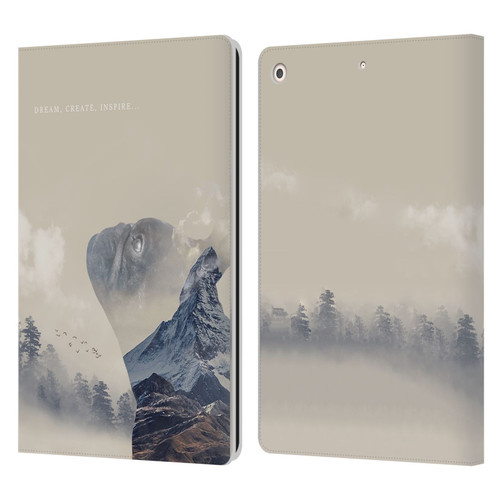 Klaudia Senator French Bulldog 2 Dream Leather Book Wallet Case Cover For Apple iPad 10.2 2019/2020/2021