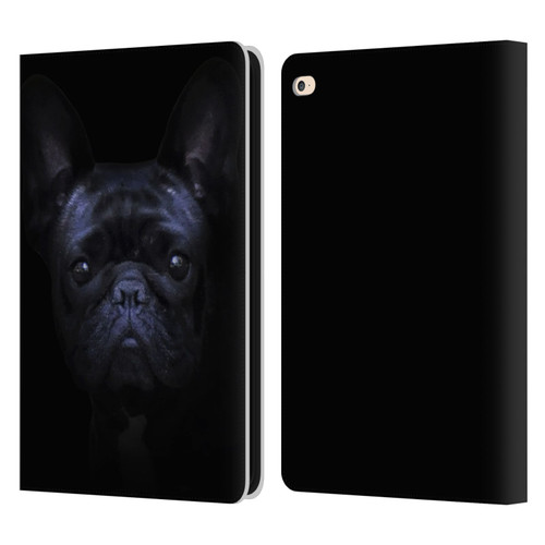 Klaudia Senator French Bulldog 2 Darkness Leather Book Wallet Case Cover For Apple iPad Air 2 (2014)