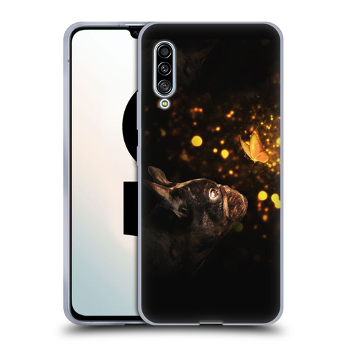 Klaudia Senator French Bulldog Butterfly Soft Gel Case for Samsung Galaxy A90 5G (2019)