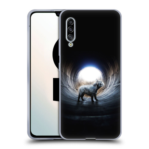 Klaudia Senator French Bulldog Lost Soft Gel Case for Samsung Galaxy A90 5G (2019)