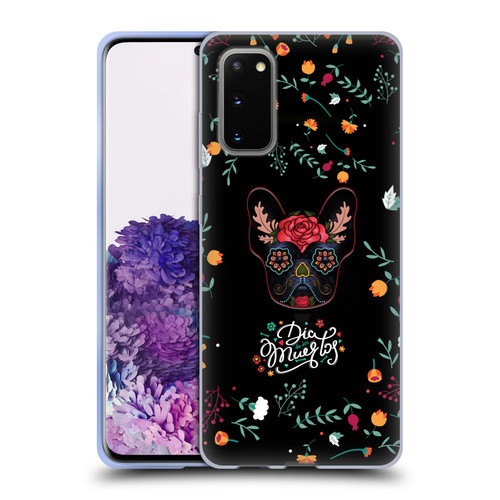 Klaudia Senator French Bulldog Day Of The Dead Soft Gel Case for Samsung Galaxy S20 / S20 5G