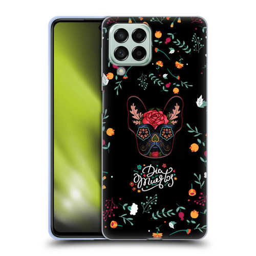 Klaudia Senator French Bulldog Day Of The Dead Soft Gel Case for Samsung Galaxy M53 (2022)