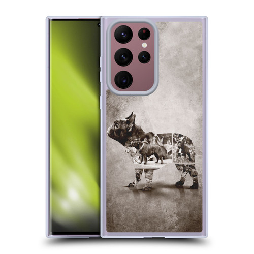 Klaudia Senator French Bulldog Vintage Soft Gel Case for Samsung Galaxy S22 Ultra 5G
