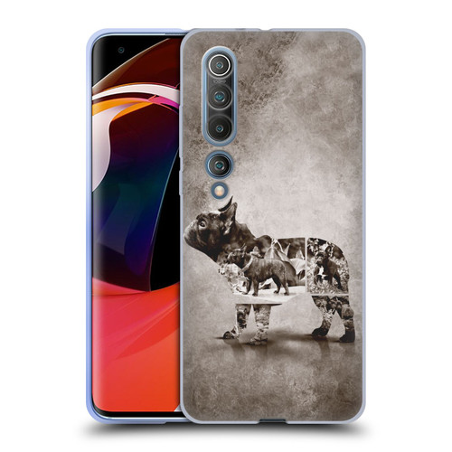 Klaudia Senator French Bulldog Vintage Soft Gel Case for Xiaomi Mi 10 5G / Mi 10 Pro 5G