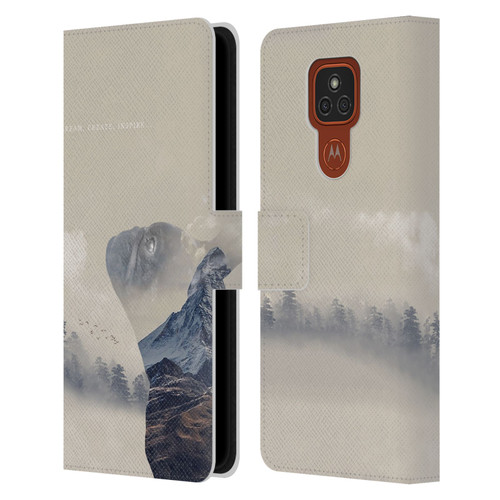 Klaudia Senator French Bulldog 2 Dream Leather Book Wallet Case Cover For Motorola Moto E7 Plus