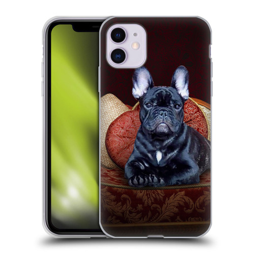 Klaudia Senator French Bulldog 2 Classic Couch Soft Gel Case for Apple iPhone 11