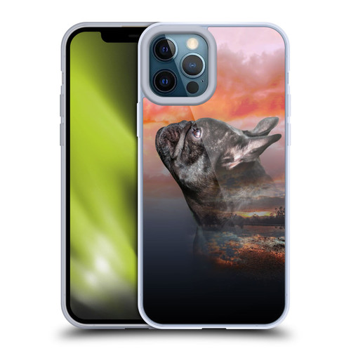 Klaudia Senator French Bulldog 2 Reminisce Soft Gel Case for Apple iPhone 12 Pro Max