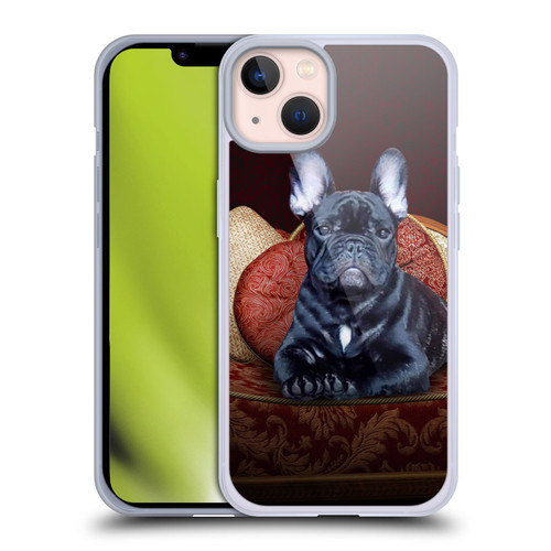 Klaudia Senator French Bulldog 2 Classic Couch Soft Gel Case for Apple iPhone 13