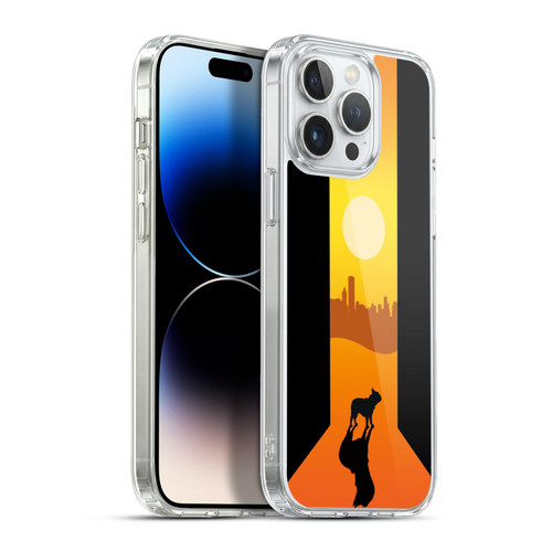 Klaudia Senator French Bulldog 2 Shadow At Sunset Soft Gel Case for Apple iPhone 13 Pro Max & MagSafe