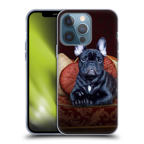 Klaudia Senator French Bulldog 2 Classic Couch Soft Gel Case for Apple iPhone 13 Pro
