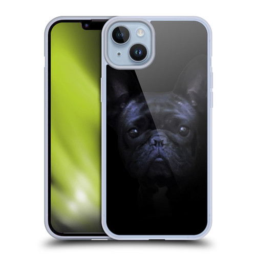 Klaudia Senator French Bulldog 2 Darkness Soft Gel Case for Apple iPhone 14 Plus