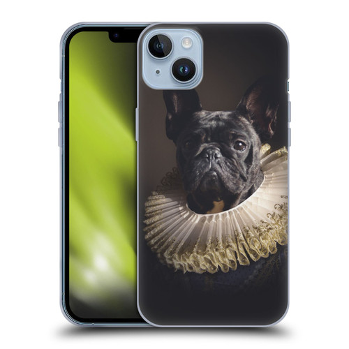 Klaudia Senator French Bulldog 2 King Soft Gel Case for Apple iPhone 14 Plus