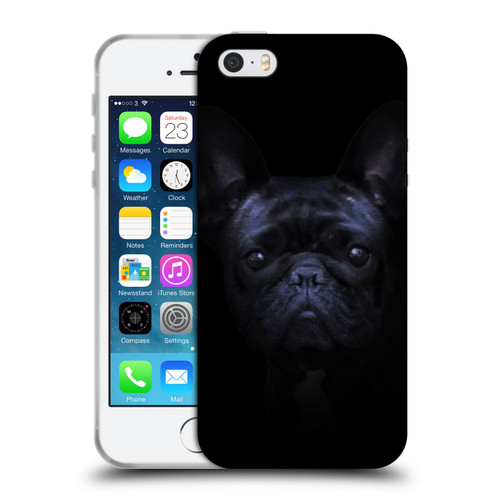 Klaudia Senator French Bulldog 2 Darkness Soft Gel Case for Apple iPhone 5 / 5s / iPhone SE 2016