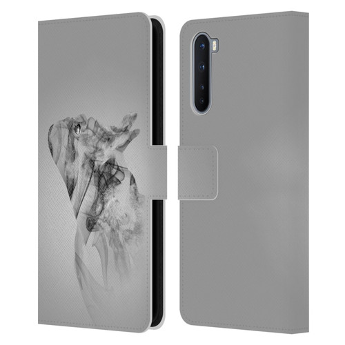 Klaudia Senator French Bulldog 2 Emotions Leather Book Wallet Case Cover For OnePlus Nord 5G