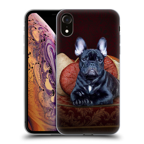 Klaudia Senator French Bulldog 2 Classic Couch Soft Gel Case for Apple iPhone XR