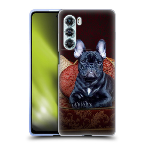 Klaudia Senator French Bulldog 2 Classic Couch Soft Gel Case for Motorola Edge S30 / Moto G200 5G