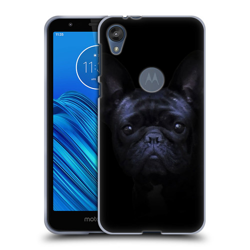 Klaudia Senator French Bulldog 2 Darkness Soft Gel Case for Motorola Moto E6