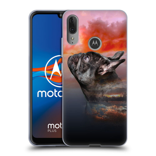 Klaudia Senator French Bulldog 2 Reminisce Soft Gel Case for Motorola Moto E6 Plus