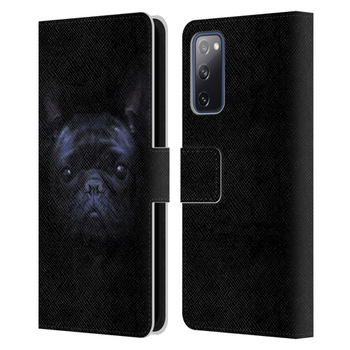 Klaudia Senator French Bulldog 2 Darkness Leather Book Wallet Case Cover For Samsung Galaxy S20 FE / 5G