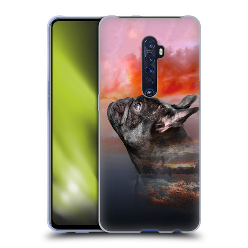 Klaudia Senator French Bulldog 2 Reminisce Soft Gel Case for OPPO Reno 2