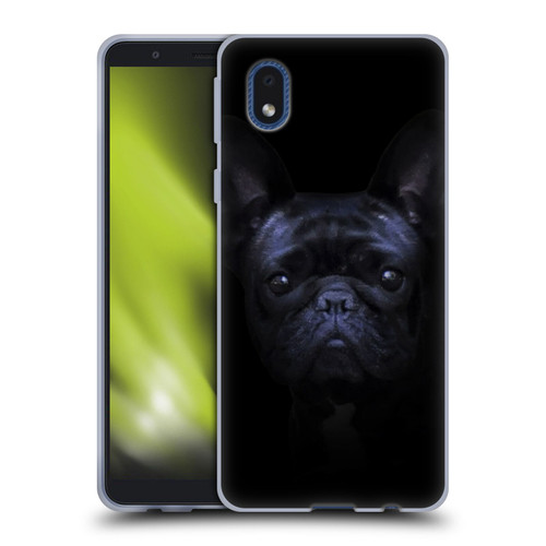 Klaudia Senator French Bulldog 2 Darkness Soft Gel Case for Samsung Galaxy A01 Core (2020)