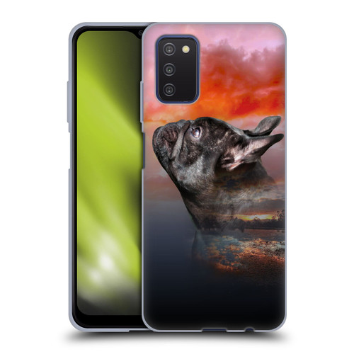 Klaudia Senator French Bulldog 2 Reminisce Soft Gel Case for Samsung Galaxy A03s (2021)