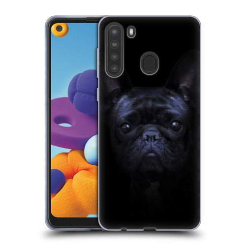 Klaudia Senator French Bulldog 2 Darkness Soft Gel Case for Samsung Galaxy A21 (2020)