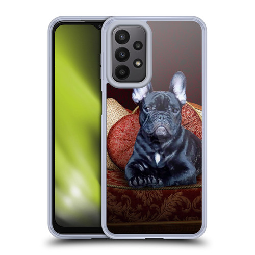 Klaudia Senator French Bulldog 2 Classic Couch Soft Gel Case for Samsung Galaxy A23 / 5G (2022)