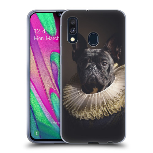 Klaudia Senator French Bulldog 2 King Soft Gel Case for Samsung Galaxy A40 (2019)