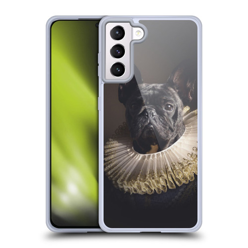 Klaudia Senator French Bulldog 2 King Soft Gel Case for Samsung Galaxy S21+ 5G