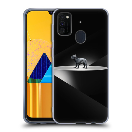 Klaudia Senator French Bulldog 2 Wandering Soft Gel Case for Samsung Galaxy M30s (2019)/M21 (2020)