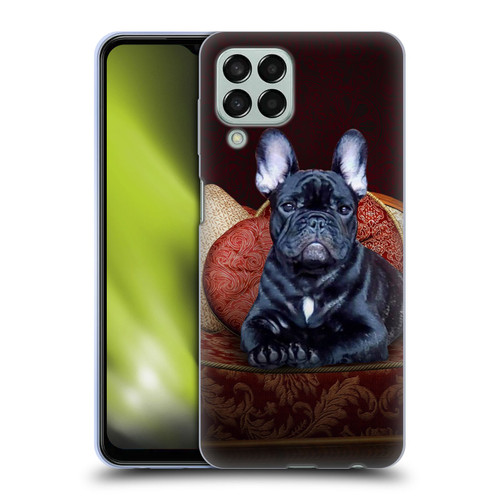 Klaudia Senator French Bulldog 2 Classic Couch Soft Gel Case for Samsung Galaxy M33 (2022)