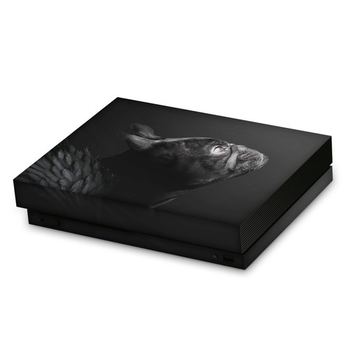 Klaudia Senator French Bulldog Angel Vinyl Sticker Skin Decal Cover for Microsoft Xbox One X Console