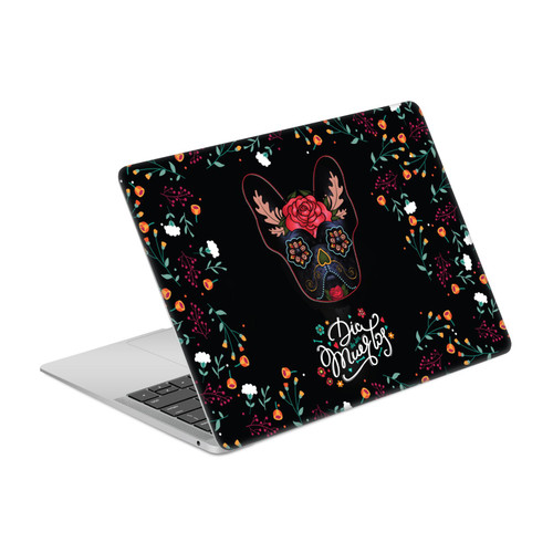 Klaudia Senator French Bulldog Day Of The Dead Vinyl Sticker Skin Decal Cover for Apple MacBook Air 13.3" A1932/A2179