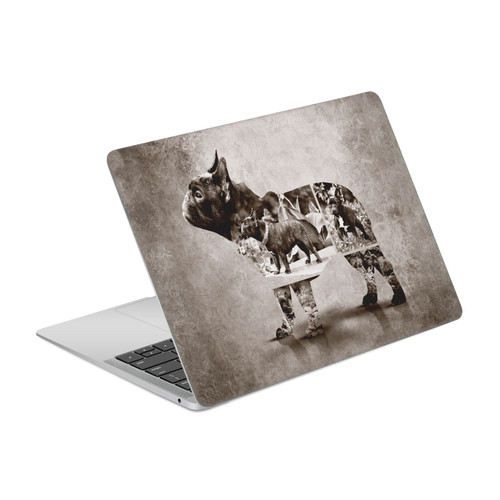 Klaudia Senator French Bulldog Vintage Vinyl Sticker Skin Decal Cover for Apple MacBook Air 13.3" A1932/A2179