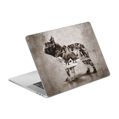 Klaudia Senator French Bulldog Vintage Vinyl Sticker Skin Decal Cover for Apple MacBook Pro 16" A2141