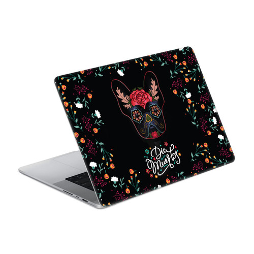Klaudia Senator French Bulldog Day Of The Dead Vinyl Sticker Skin Decal Cover for Apple MacBook Pro 16" A2485