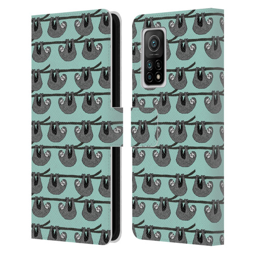 Andrea Lauren Design Animals Sloth Leather Book Wallet Case Cover For Xiaomi Mi 10T 5G