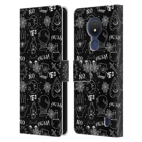 Andrea Lauren Design Assorted Witchcraft Leather Book Wallet Case Cover For Nokia C21