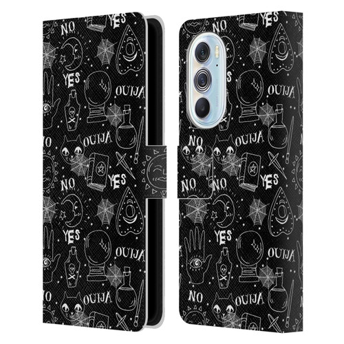 Andrea Lauren Design Assorted Witchcraft Leather Book Wallet Case Cover For Motorola Edge X30