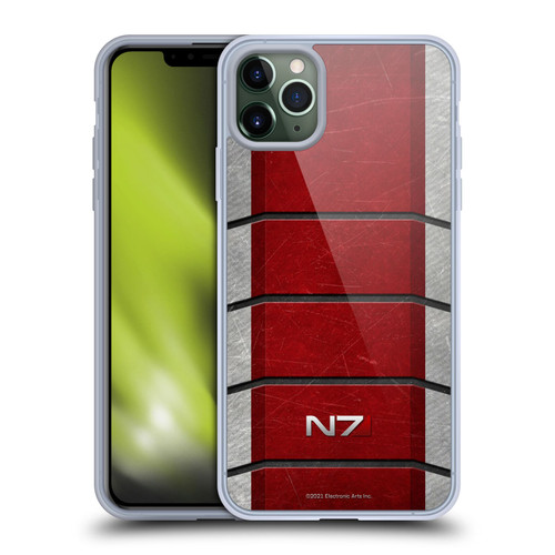 EA Bioware Mass Effect Graphics N7 Logo Armor Soft Gel Case for Apple iPhone 11 Pro Max