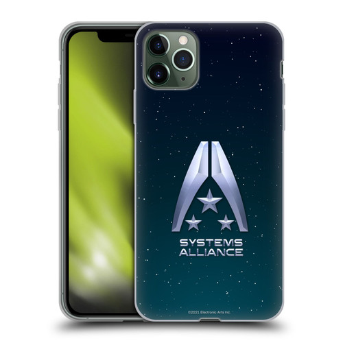 EA Bioware Mass Effect Graphics Systems Alliance Logo Soft Gel Case for Apple iPhone 11 Pro Max