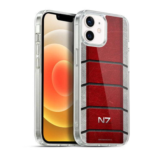 EA Bioware Mass Effect Graphics N7 Logo Armor Soft Gel Case for Apple iPhone 12 / iPhone 12 Pro & MagSafe
