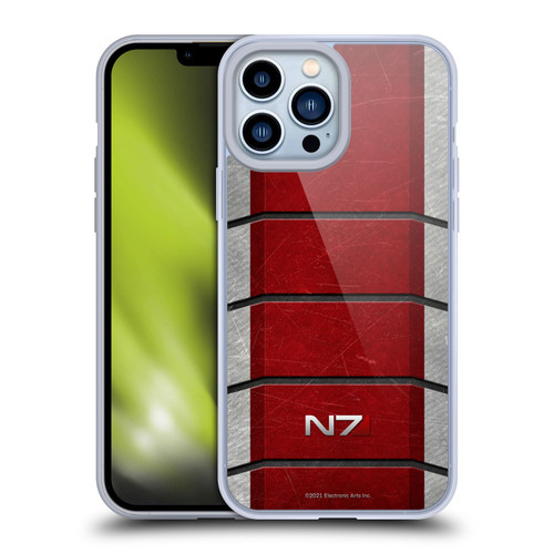 EA Bioware Mass Effect Graphics N7 Logo Armor Soft Gel Case for Apple iPhone 13 Pro Max & MagSafe