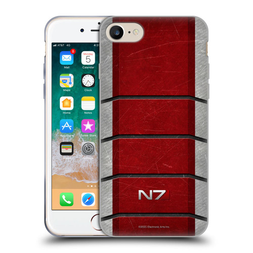 EA Bioware Mass Effect Graphics N7 Logo Armor Soft Gel Case for Apple iPhone 7 / 8 / SE 2020 & 2022