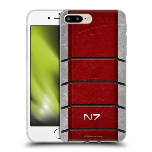 EA Bioware Mass Effect Graphics N7 Logo Armor Soft Gel Case for Apple iPhone 7 Plus / iPhone 8 Plus & MagSafe
