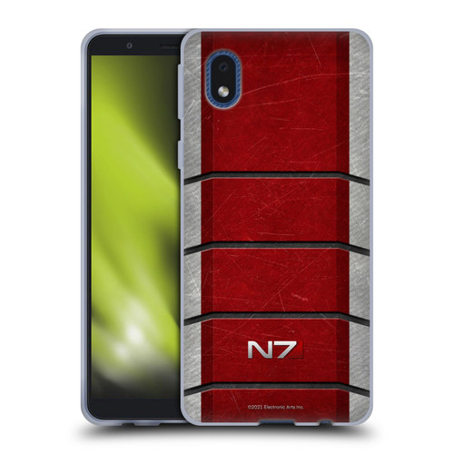 EA Bioware Mass Effect Graphics N7 Logo Armor Soft Gel Case for Samsung Galaxy A01 Core (2020)