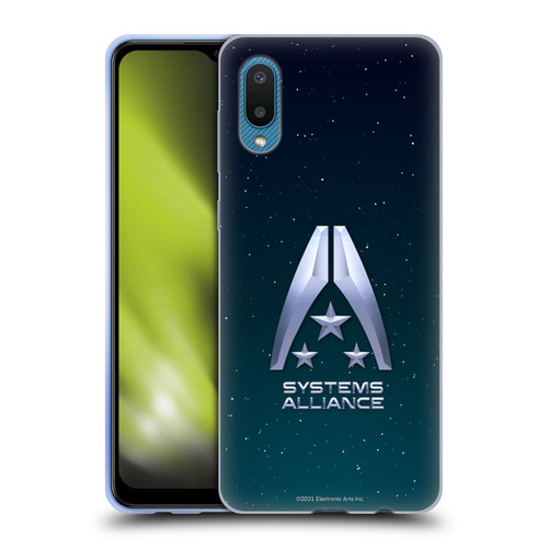 EA Bioware Mass Effect Graphics Systems Alliance Logo Soft Gel Case for Samsung Galaxy A02/M02 (2021)
