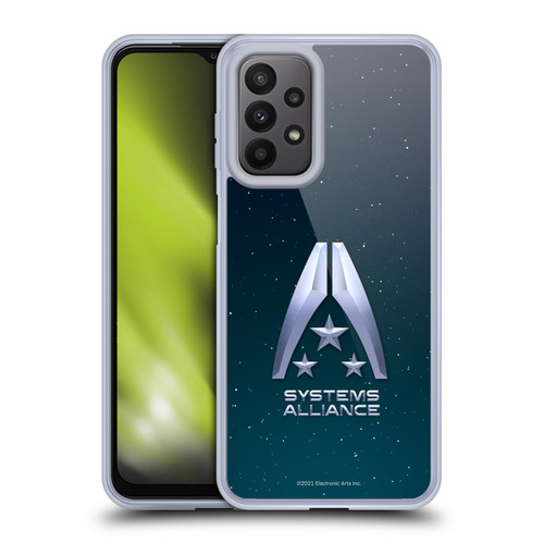 EA Bioware Mass Effect Graphics Systems Alliance Logo Soft Gel Case for Samsung Galaxy A23 / 5G (2022)